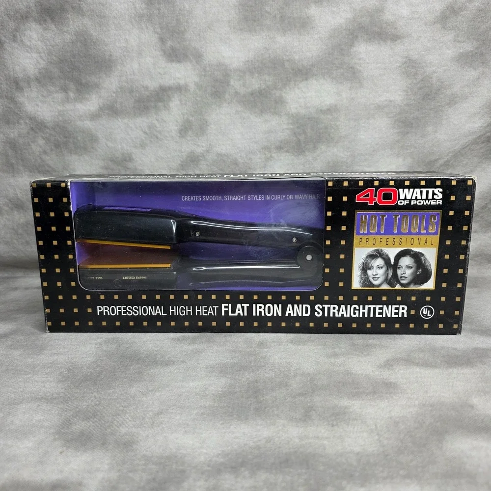 Hot Tools Professional High Heat Flat Iron Straightener Discontinued Model #1193